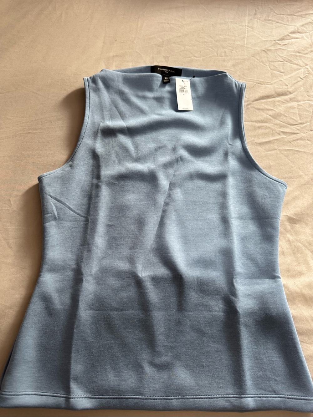 Banana Republic Powder Blue Sleeveless Knit Tank